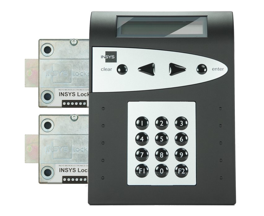 Locking system with VdS class 4 for strongroom doors:    TwinLock D900 Business from INSYS locks